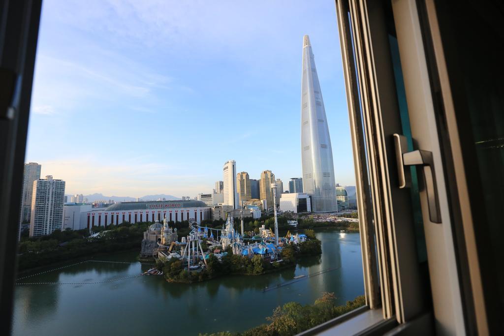 Lotte World Lake View Loft Seoul Exteriör bild